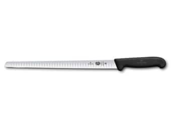 Lachs-Filetiermesser Fibrox Lachsmesser30cm mit Kullenschliff und schwarzem Griff