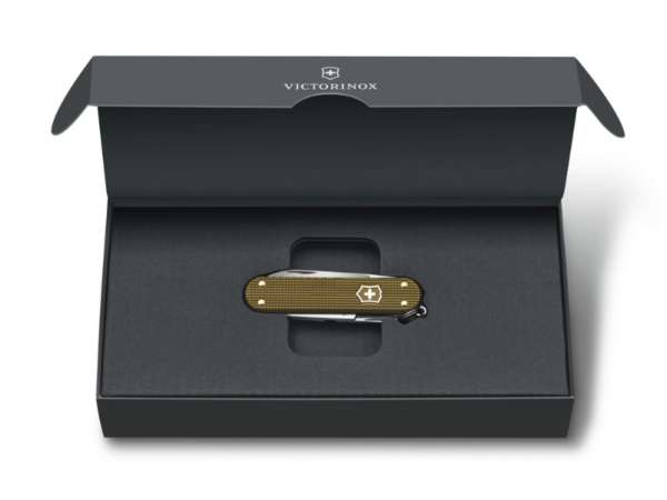 Kleines Taschenmesser Classic SD Alox Limited Edition 2024 Geschenkverpackung braun