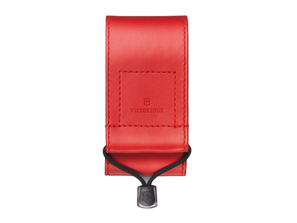 Etui Kunstleder-Gürteletui rot für mittlere Taschenmesser
