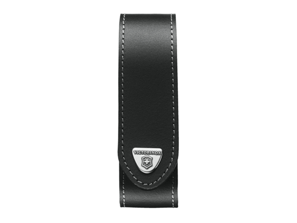 Etui Leder-Gürteletui schwarz für große Taschenmesser