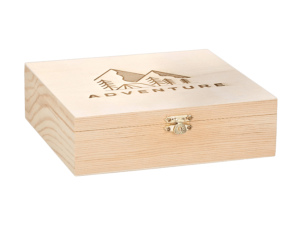 Junior Adventure Holz Geschenk Box mit Gravur